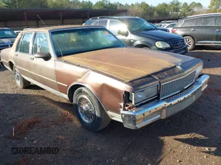 1990 Chevrolet Caprice z VIN 1G1BU54E9LR116144, wystawiony jako IAAI lot #41352681 z przebiegiem 95 790 mil mil oraz . Historia ofert i sprzedaży dostępna na DreamBid. Obrazek 1.