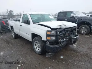 2015 Chevrolet Silverado 1500 Work Truck with VIN 1GCNCPEH5FZ326546, listed as a IAAI auction lot 41554204 with 27,053 mi miles and . Bid and sale history available at DreamBid. Image 1.