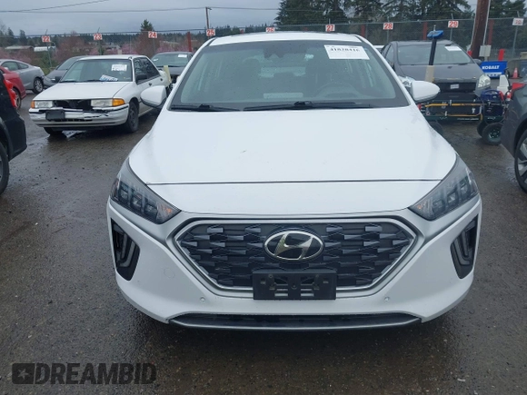 2020 Hyundai Ioniq Limited with VIN KMHC05LC5LU240296, listed as a IAAI auction lot 41828416 with 71,276 mi miles and . Bid and sale history available at DreamBid. Image 12.