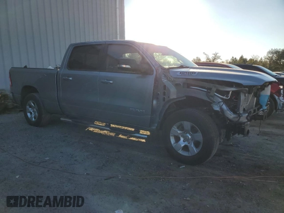 2022 Ram 1500 Big Horn with VIN 1C6RREMT9NN276726, listed as a Copart auction lot 43628335 with 26,076 mi miles and Salvage Title. Bid and sale history available at carsss.com. Image 4.