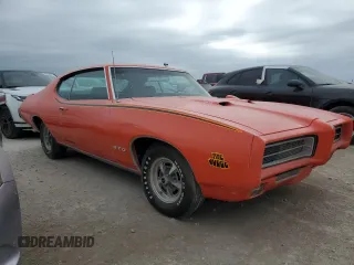 1969 Pontiac GTO z VIN 242379P309028, wystawiony jako Copart lot #75516494 z przebiegiem 597 mil mil oraz Nie do naprawy • Non repairable. Historia ofert i sprzedaży dostępna na DreamBid. Obrazek 4.