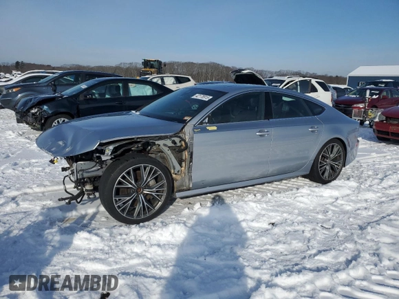 2018 Audi A7 Premium Plus with VIN WAUW3AFC9JN087620, listed as a Copart auction lot 42178915 with 87,445 mi miles and Salvage title. Bid and sale history available at DreamBid. Image 1.