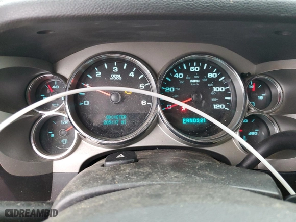 2008 Chevrolet Silverado 1500 LT w/1LT with VIN 2GCEC19C481150032, listed as a Copart auction lot 42164955 with 205,107 mi miles and Salvage Title. Bid and sale history available at carsss.com. Image 9.