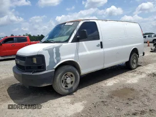 2007 Chevrolet Express Cargo with VIN 1GCHG35UX71160533, listed as a Copart auction lot 59081015 with 375,810 mi miles and Salvage title. Bid and sale history available at DreamBid. Image 1.