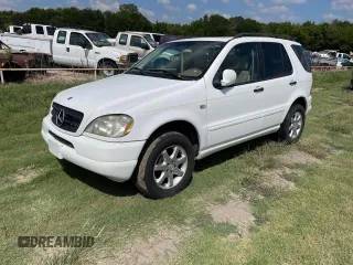 2000 Mercedes-Benz M-Class with VIN 4JGAB72E8YA154277, listed as a Copart auction lot 85389754 with 0 mi miles and Clean Title. Bid and sale history available at carsss.com. Image 2.