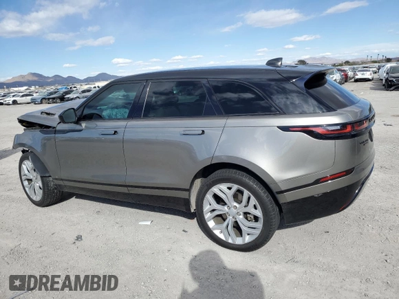2020 Land Rover Range Rover Velar R-Dynamic S with VIN SALYK2EX9LA244767, listed as a Copart auction lot 46989824 with 64,411 mi miles. Bid and sale history available at carsss.com. Image 2.