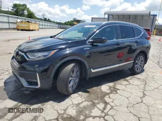 2021 Honda CR-V Touring with VIN 7FART6H91ME000007, listed as a Copart auction lot 61176885 with 52,258 mi miles and Salvage title. Bid and sale history available at DreamBid. Image 1.