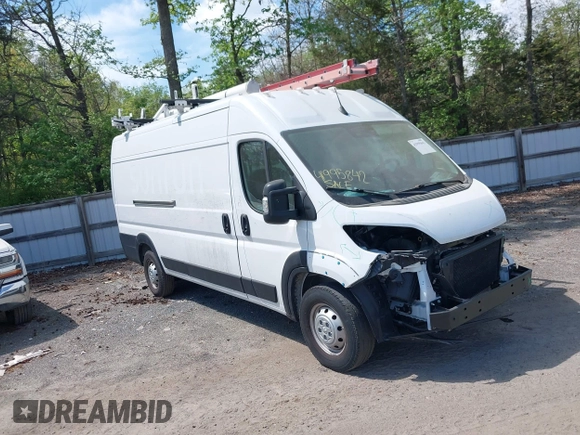 2023 Ram ProMaster Cargo with VIN 3C6MRVJG9PE519735, listed as a IAAI auction lot 41995842 with 30,745 mi miles and . Bid and sale history available at DreamBid. Image 1.