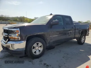 2016 Chevrolet Silverado 1500 LT with VIN 1GCVKREC6GZ248735, listed as a Copart auction lot 52715885 with 124,699 mi miles and Salvage Title. Bid and sale history available at DreamBid. Image 1.