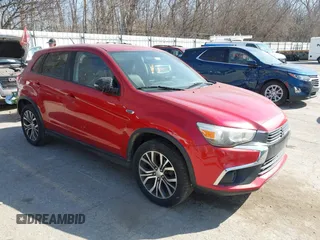2016 Mitsubishi Outlander Sport 2.0 ES with VIN JA4AP3AU0GZ047693, listed as a IAAI auction lot 41814747 with 149,738 mi miles. Bid and sale history available at carsss.com. Image 1.