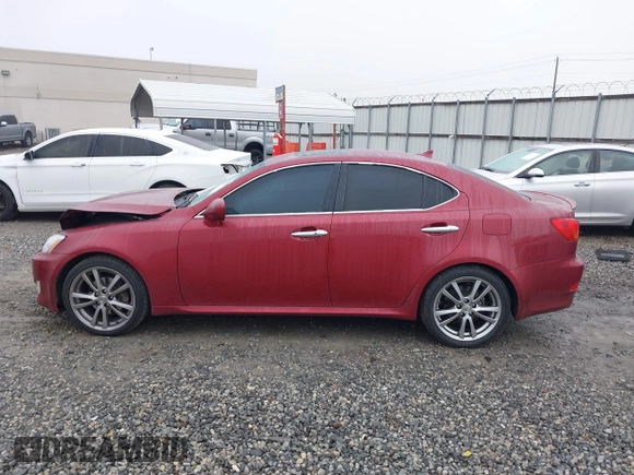 2008 Lexus IS with VIN JTHBK262085061532, listed as a IAAI auction lot 41931577 with 244,834 mi miles. Bid and sale history available at carsss.com. Image 14.
