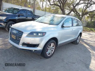 2008 Audi Q7 3.6L with VIN WA1AY74L98D037413, listed as a IAAI auction lot 41508182 with 191,771 mi miles. Bid and sale history available at carsss.com. Image 2.