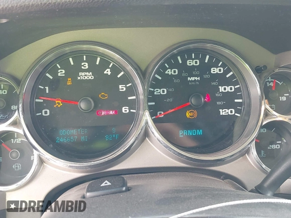 2013 Chevrolet Silverado 1500 LT with VIN 3GCPCSE08DG297496, listed as a IAAI auction lot 42046611 with 246,657 mi miles and . Bid and sale history available at DreamBid. Image 7.