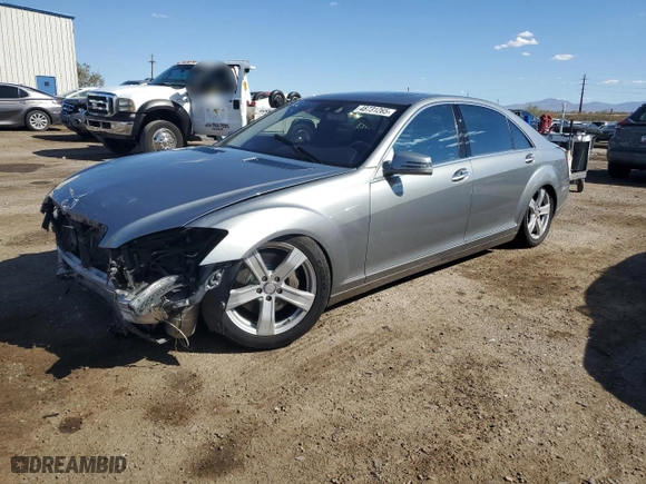 2010 Mercedes-Benz S-Class S 550 with VIN WDDNG7BB8AA332133, listed as a Copart auction lot 48731265 with 127,794 mi miles and Salvage Title. Bid and sale history available at carsss.com. Image 1.