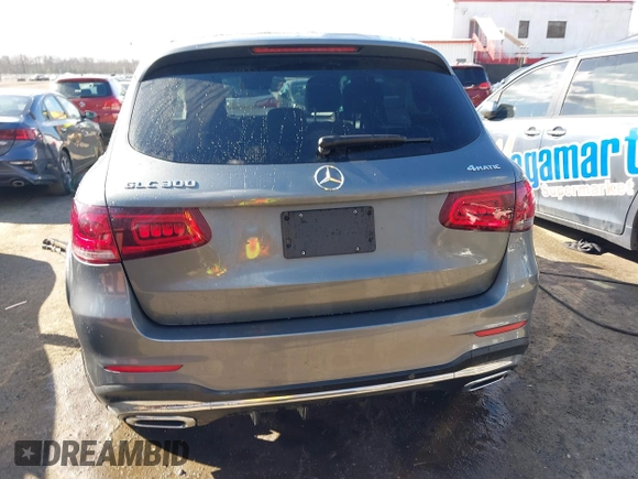 2020 Mercedes-Benz GLC with VIN WDC0G8EB3LF695087, listed as a IAAI auction lot 41588957 with 53,355 mi miles. Bid and sale history available at carsss.com. Image 16.