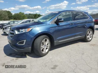 2017 Ford Edge Titanium z VIN 2FMPK4K99HBB97655, wystawiony jako Copart lot #58205075 z przebiegiem 129 063 mil mil oraz Tytuł czysty. Historia ofert i sprzedaży dostępna na DreamBid. Obrazek 1.