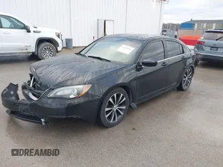 2012 Chrysler 200 S with VIN 1C3CCBHG6CN233751, listed as a IAAI auction lot 41470241 with 173,383 mi miles. Bid and sale history available at carsss.com. Image 2.