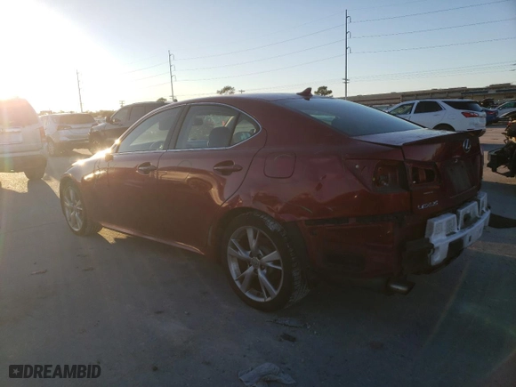 2010 Lexus IS 250 with VIN JTHBF5C26A5118591, listed as a Copart auction lot 81792444 with 132,548 mi miles and Salvage Title. Bid and sale history available at carsss.com. Image 2.