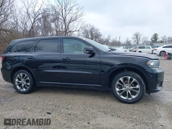 2019 Dodge Durango GT Plus with VIN 1C4RDJDG1KC647680, listed as a IAAI auction lot 41658006 with 166,096 mi miles and . Bid and sale history available at DreamBid. Image 13.