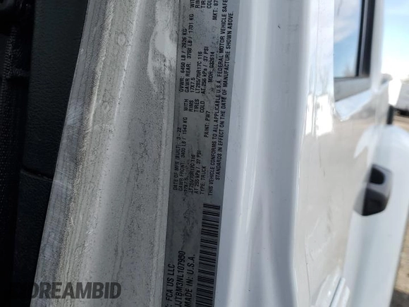 2022 Jeep Gladiator Rubicon with VIN 1C6JJTBM3NL107950, listed as a Copart auction lot 48883715 with Not provided miles and Non repairable. Bid and sale history available at DreamBid. Image 12.
