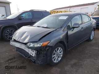 2012 Honda Civic EX with VIN 19XFB2F80CE029054, listed as a IAAI auction lot 41757491 with 170,562 mi miles and . Bid and sale history available at DreamBid. Image 6.