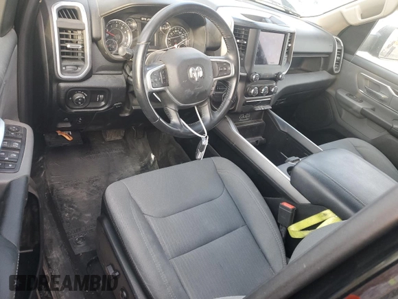 2020 Ram 1500 Big Horn with VIN 1C6RREBT3LN210589, listed as a Copart auction lot 89360805 with 54,807 mi miles and Salvage Title. Bid and sale history available at carsss.com. Image 8.