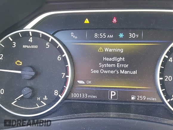2019 Nissan Murano Platinum with VIN 5N1AZ2MJ4KN155449, listed as a IAAI auction lot 40975815 with 100,133 mi miles and . Bid and sale history available at DreamBid. Image 16.