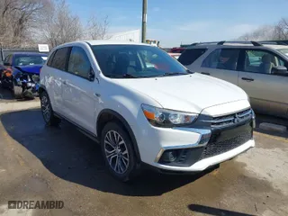 2019 Mitsubishi Outlander Sport ES 2.0 with VIN JA4AR3AU4KU023820, listed as a IAAI auction lot 41771486 with 83,959 mi miles. Bid and sale history available at carsss.com. Image 1.