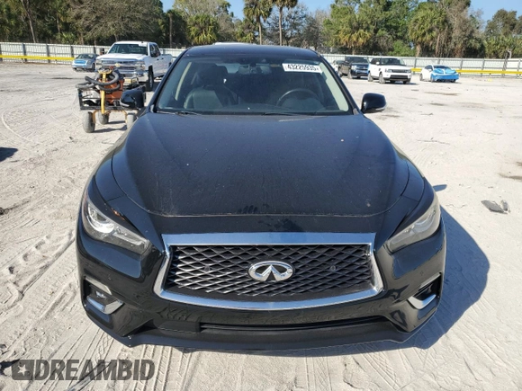 2018 Infiniti Q50 Sport with VIN JN1EV7AP4JM350319, listed as a Copart auction lot 43225935 with 97,332 mi miles and Salvage Title. Bid and sale history available at carsss.com. Image 5.