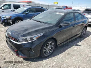 2024 Kia Forte GT-Line with VIN 3KPF54AD5RE714697, listed as a Copart auction lot 49968605 with 27,060 mi miles and Salvage Title. Bid and sale history available at carsss.com. Image 1.