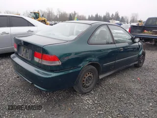 1999 Honda Civic DX with VIN 1HGEJ612XXL003343, listed as a IAAI auction lot 41883367 with 285,176 mi miles. Bid and sale history available at carsss.com. Image 4.
