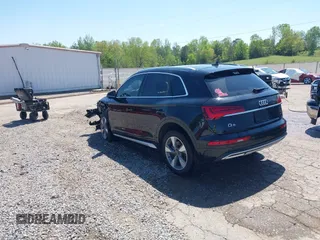 2023 Audi Q5 Premium Plus with VIN WA1BBAFY0P2041145, listed as a IAAI auction lot 41976922 with 20,447 mi miles and . Bid and sale history available at DreamBid. Image 3.
