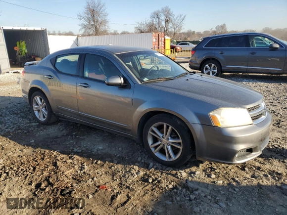 2012 Dodge Avenger SXT Plus with VIN 1C3CDZEG1CN264612, listed as a Copart auction lot 48738615 with 126,058 mi miles and Clean Title. Bid and sale history available at carsss.com. Image 4.