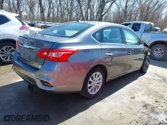 2019 Nissan Sentra SV with VIN 3N1AB7AP0KL626675, listed as a IAAI auction lot 41750790 with 86,432 mi miles and . Bid and sale history available at DreamBid. Image 4.