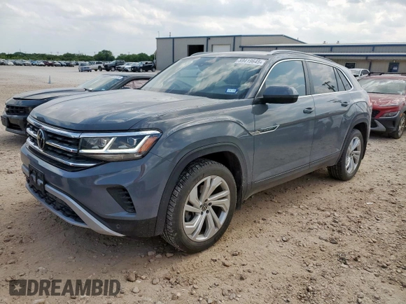 2020 Volkswagen Atlas SEL with VIN 1V2MC2CA6LC228725, listed as a Copart auction lot 59419645 with 61,508 mi miles and Clean title. Bid and sale history available at DreamBid. Image 1.