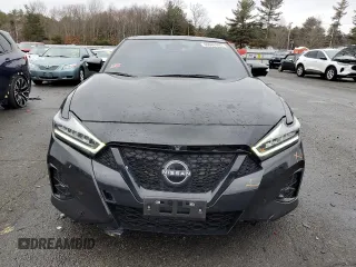2023 Nissan Maxima SR with VIN 1N4AA6EV8PC501449, listed as a Copart auction lot 46982095 with 19,653 mi miles and Salvage title. Bid and sale history available at DreamBid. Image 5.