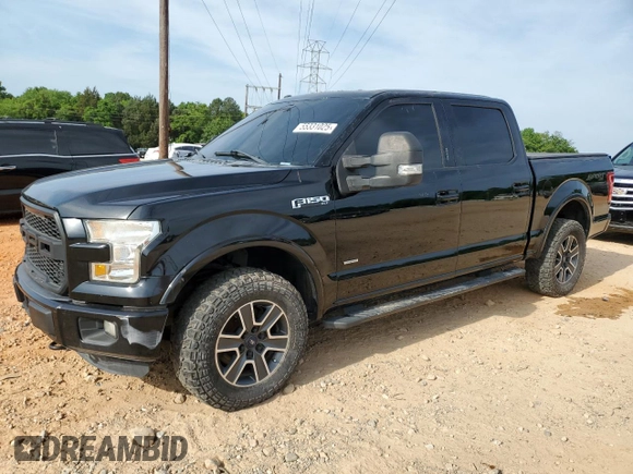 2016 Ford F-150 XLT with VIN 1FTEW1EP8GFB77175, listed as a Copart auction lot 55331025 with 153,072 mi miles and Salvage Title. Bid and sale history available at carsss.com. Image 1.
