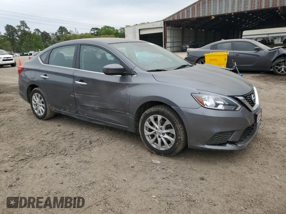 2019 Nissan Sentra SV with VIN 3N1AB7AP7KL626396, listed as a Copart auction lot 51130995 with 93,772 mi miles and Salvage Title. Bid and sale history available at carsss.com. Image 4.
