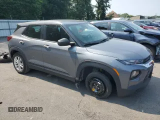 2022 Chevrolet TrailBlazer LS with VIN KL79MNSL1NB036031, listed as a Copart auction lot 66542074 with 56,764 mi miles and Salvage Title. Bid and sale history available at carsss.com. Image 4.
