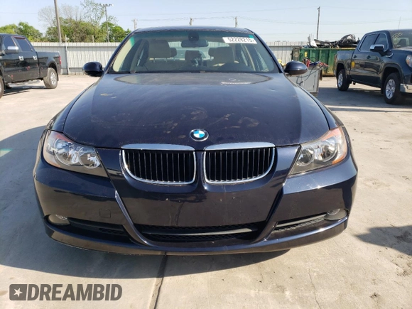 2007 BMW 3 Series 328i with VIN WBAVA33547KX81497, listed as a Copart auction lot 52228215 with 74,123 mi miles and Salvage Title. Bid and sale history available at carsss.com. Image 5.
