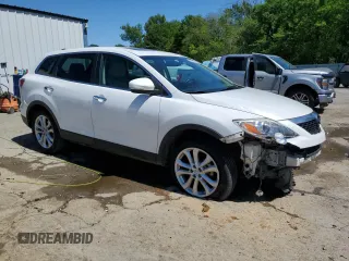 2011 Mazda CX-9 Grand Touring with VIN JM3TB3DA3B0306602, listed as a Copart auction lot 52611555 with 117,907 mi miles and Salvage title. Bid and sale history available at DreamBid. Image 4.