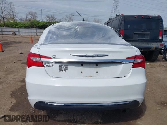 2011 Chrysler 200 Touring with VIN 1C3BC1FB4BN614249, listed as a IAAI auction lot 42041630 with 197,101 mi miles. Bid and sale history available at carsss.com. Image 16.