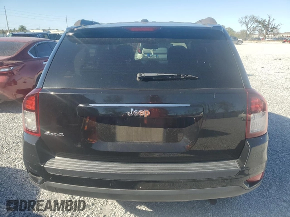 2017 Jeep Compass 75th Anniversary Edition with VIN 1C4NJDBB2HD154478, listed as a Copart auction lot 47274825 with 78,880 mi miles and Salvage Title. Bid and sale history available at carsss.com. Image 6.
