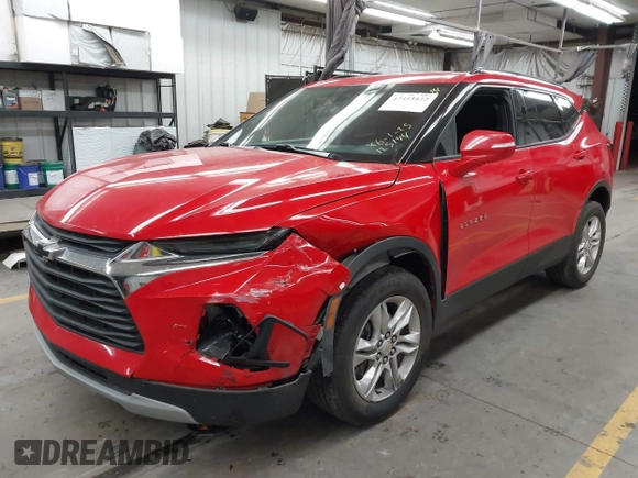 2022 Chevrolet Blazer LT with VIN 3GNKBCR49NS125144, listed as a IAAI auction lot 42453422 with 89,888 mi miles and . Bid and sale history available at DreamBid. Image 17.