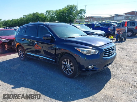 2015 Infiniti QX60 с VIN 5N1AL0MM3FC548957, выставлен на аукционе IAAI как лот 42276104 с пробегом 102 946 миль миль и . История ставок и продаж доступна на DreamBid. Изображение 1.