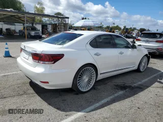 2017 Lexus LS with VIN JTHBL5EF7H5146810, listed as a Copart auction lot 49253905 with 71,518 mi miles and Salvage Title. Bid and sale history available at carsss.com. Image 3.