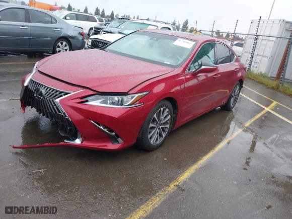 2022 Lexus ES with VIN 58ACZ1B15NU119942, listed as a IAAI auction lot 41785863 with 42,854 mi miles. Bid and sale history available at carsss.com. Image 2.