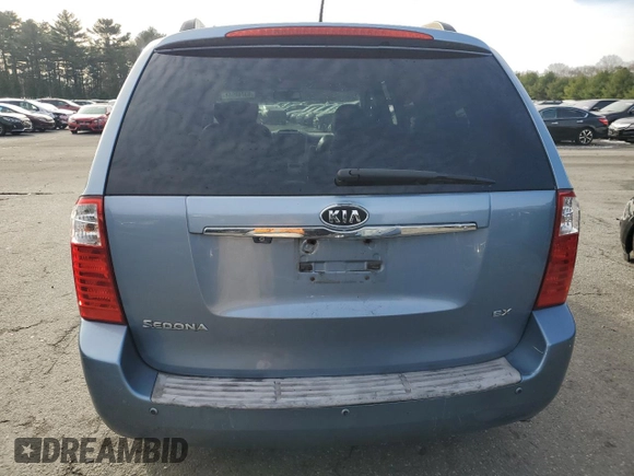 2010 Kia Sedona EX with VIN KNDMH4C34A6341276, listed as a Copart auction lot 83748944 with 175,364 mi miles and Salvage Title. Bid and sale history available at DreamBid. Image 6.