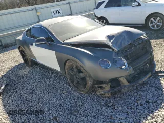 2012 Bentley Continental GT with VIN SCBFR7ZA7CC071240, listed as a Copart auction lot 46507945 with 30,548 mi miles and Salvage Title. Bid and sale history available at DreamBid. Image 4.