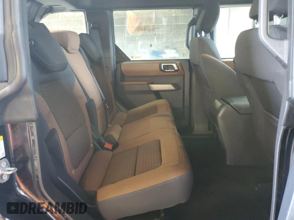 2023 Ford Bronco with VIN 1FMEE5DP3PLB48496, listed as a Copart auction lot 62566355 with 48,307 mi miles and Salvage title. Bid and sale history available at DreamBid. Image 11.